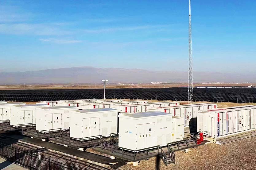 20MW/40MWh甘肅民(mín)樂(yuè)三墩灘光(guāng)伏配儲項目